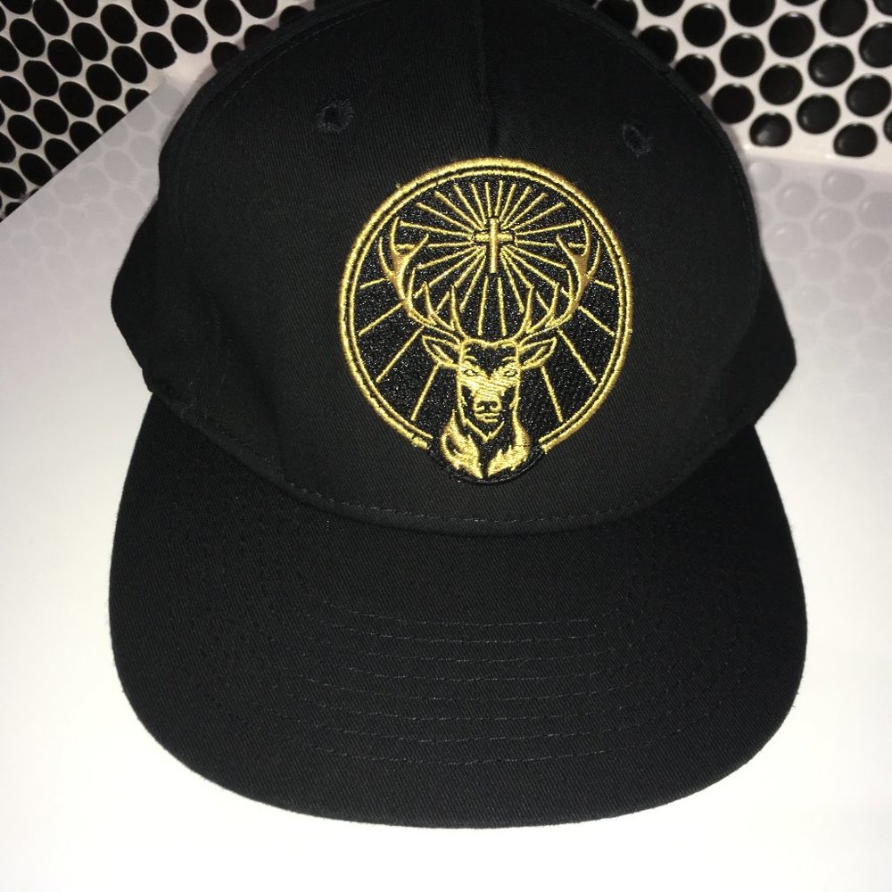 Jägermeister Stag Snap Back Hat Black NEW